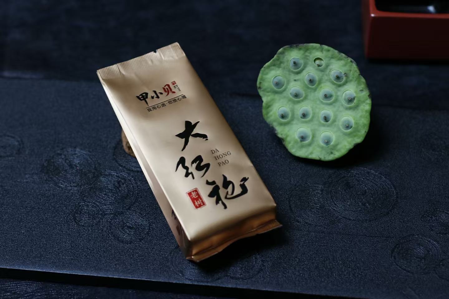 老树大红袍独立茶袋静物